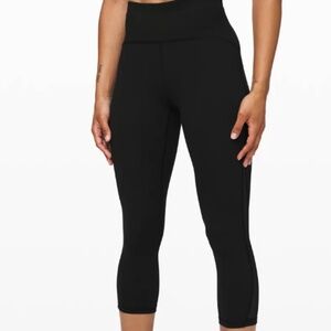 Lululemon Train Times Crop leggings in black